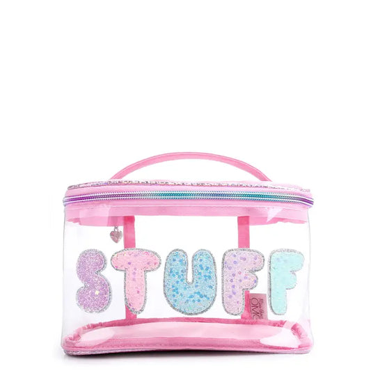 'Stuff' Clear Glam Bag