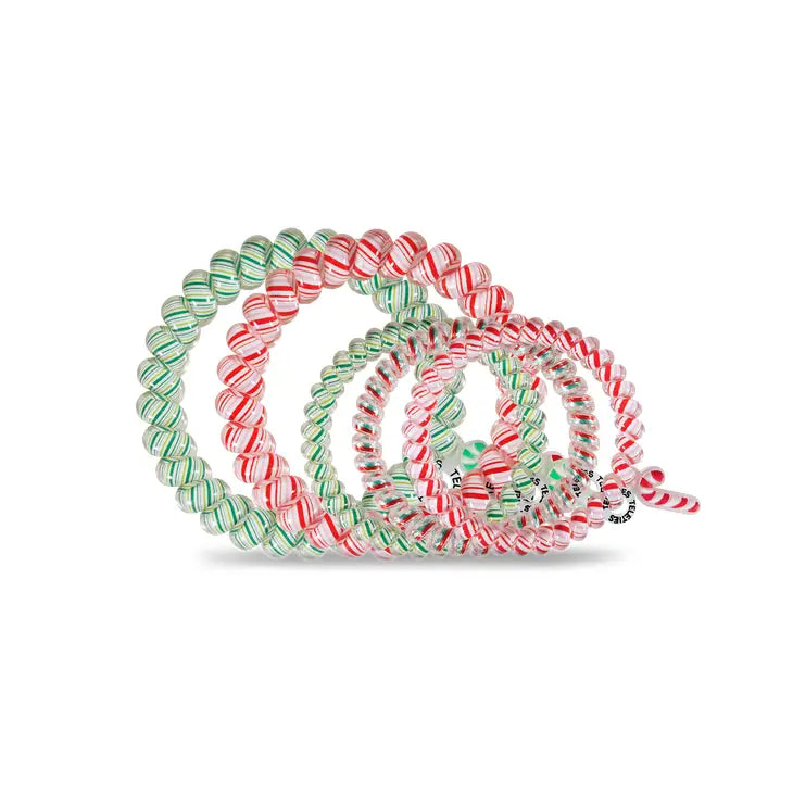Candy Cane Christmas Hair Ties