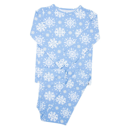 Bamboo Blue Snowflakes Pajamas