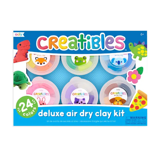 Creatibles D.I.Y. Air-Dry Clays Kit - set of 24