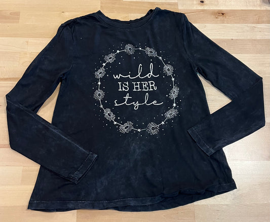 Wild Is Her Style  Long Sleeve Top